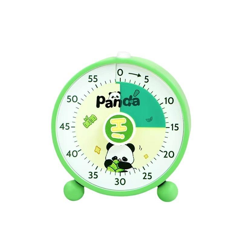 Panda Plate Puppy Plate 60 Minute Countdown Timer Silent Time Management Tool for Study, Office, Kitchen Cooking