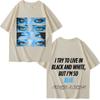 Billie Tee Blue Eyes T Shirt Men’s Women Oversized 100% Cotton Short Sleeve Summer Print Unisex Tops