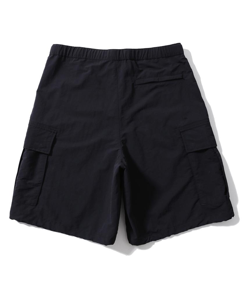 Haebeuopeudyuti Belted Easy Cargo Shorts (Black)