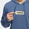 adidas Casual Logo Print Hooded Pullover Sweatshirt Men Tops Miracle-Green Gray HK6755