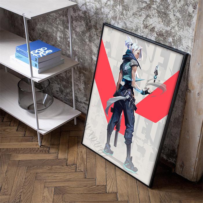 Classic Video Game Valorant Anime Characters Pictures For Living Room Art Home Wall Decor Canvas Painting Print Posters Gift