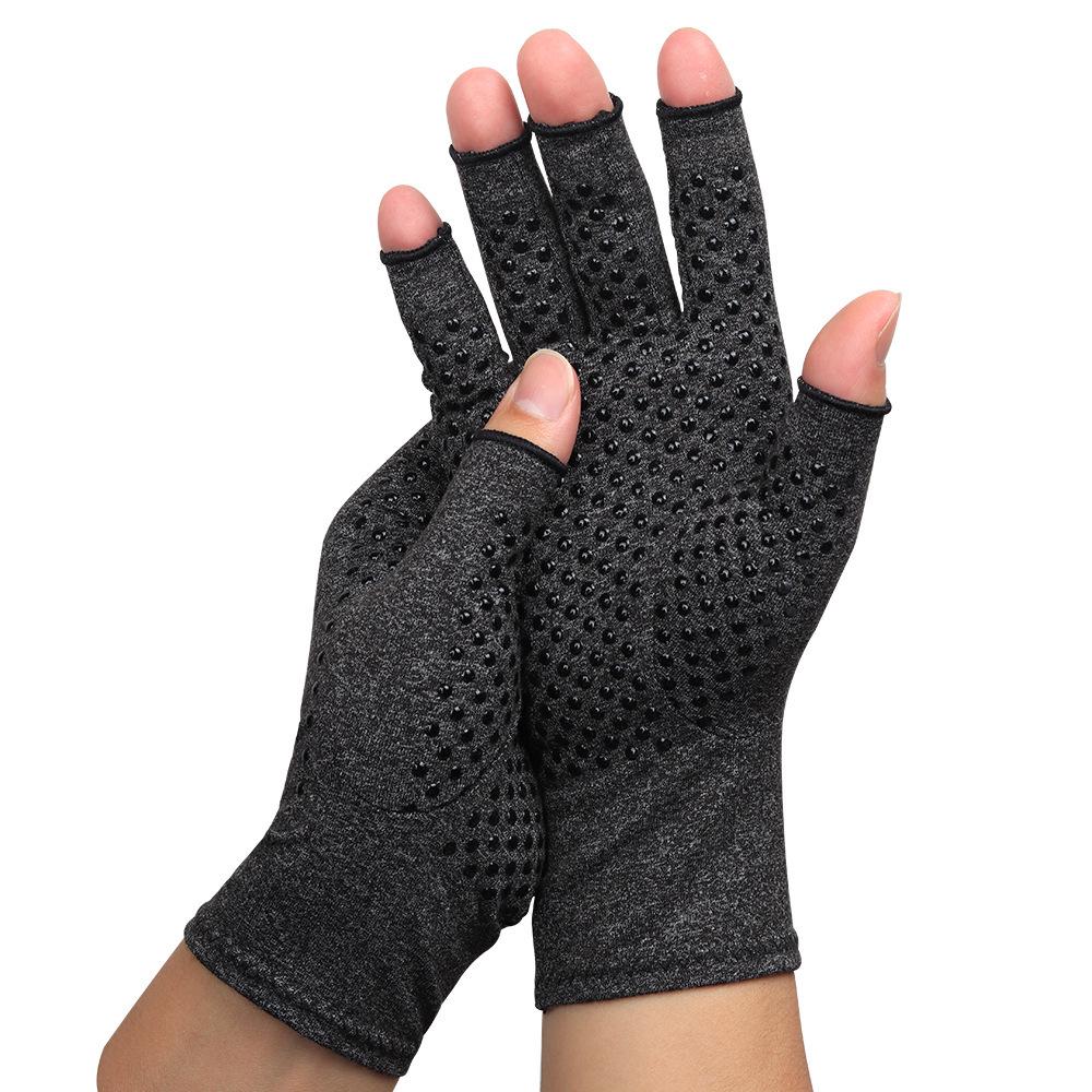 Silicone Dot Half-Finger Gloves for Cycling & Joint Care