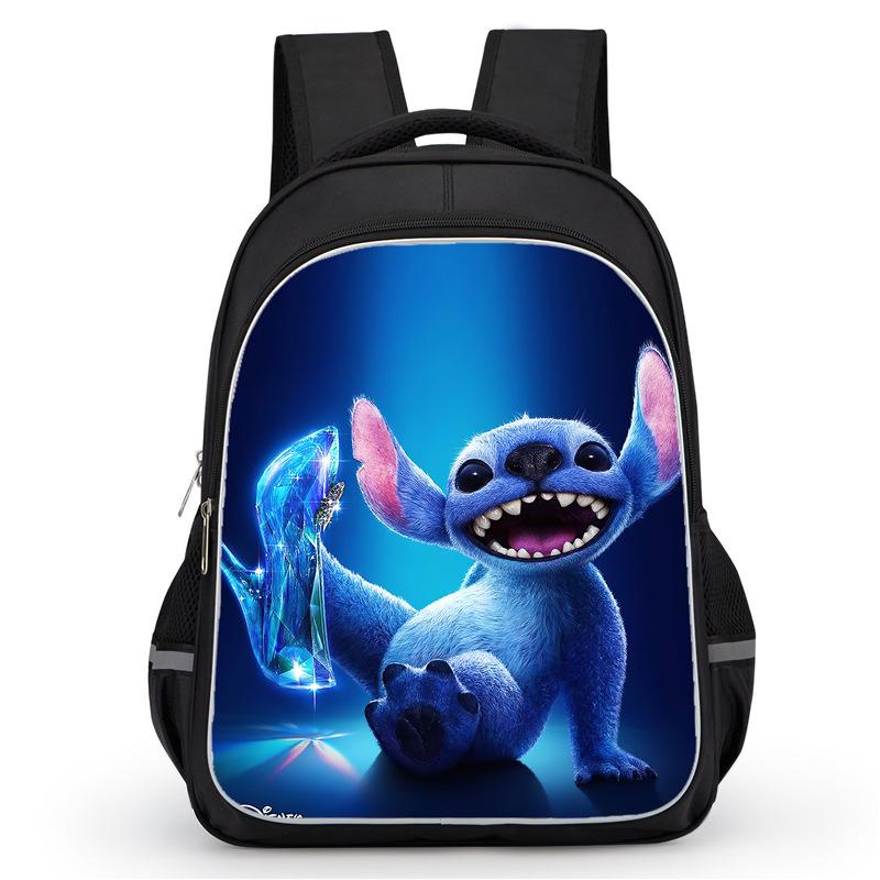 Stitch Peripheral Anime Backpack Men'S And Women'S School Bags