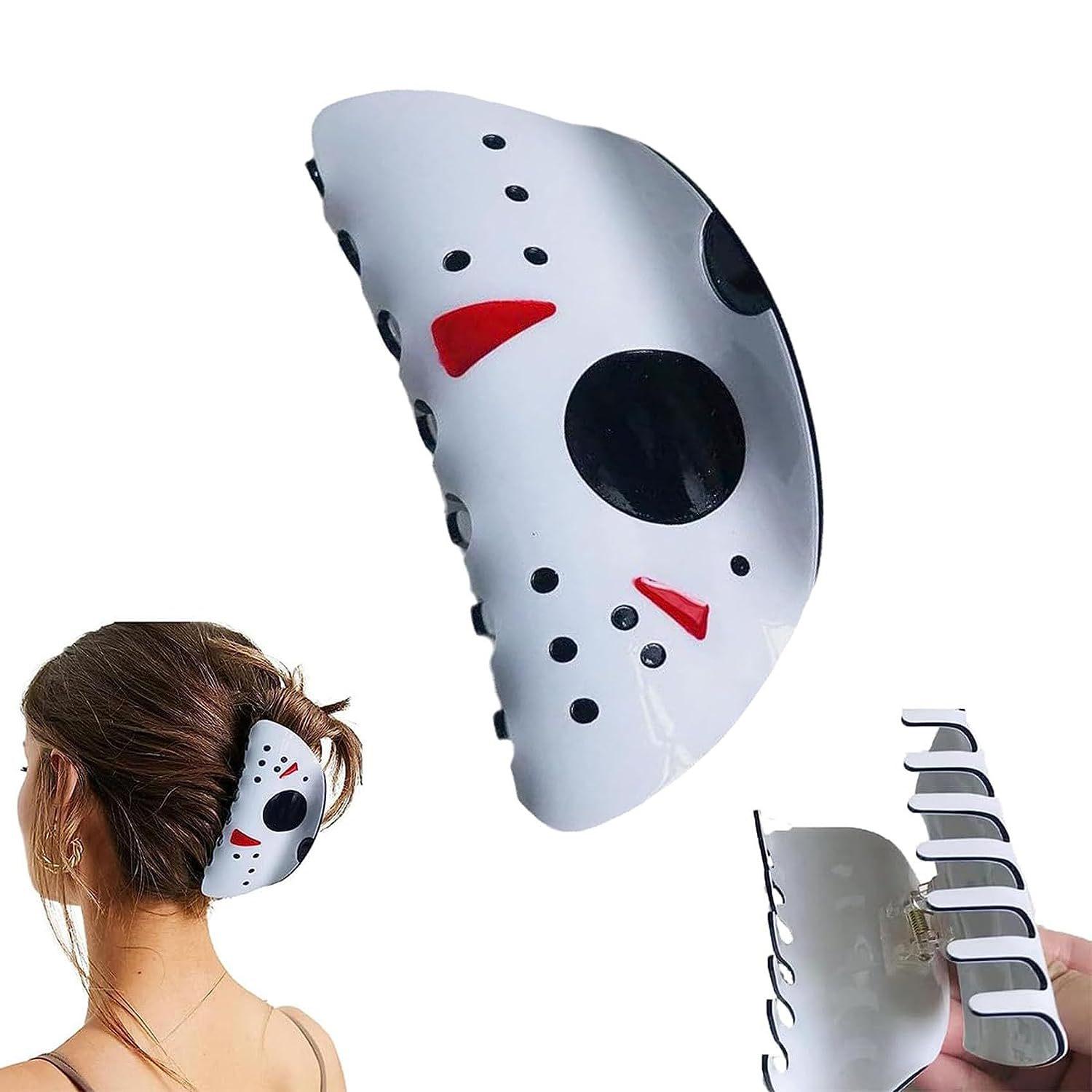 

Новинка, заколка для волос на Хэллоуин, 1 шт., забавный головной убор, жуткий зажим для хвоста, аксессуары для волос, подарок для девочек и женщин 8.5cm