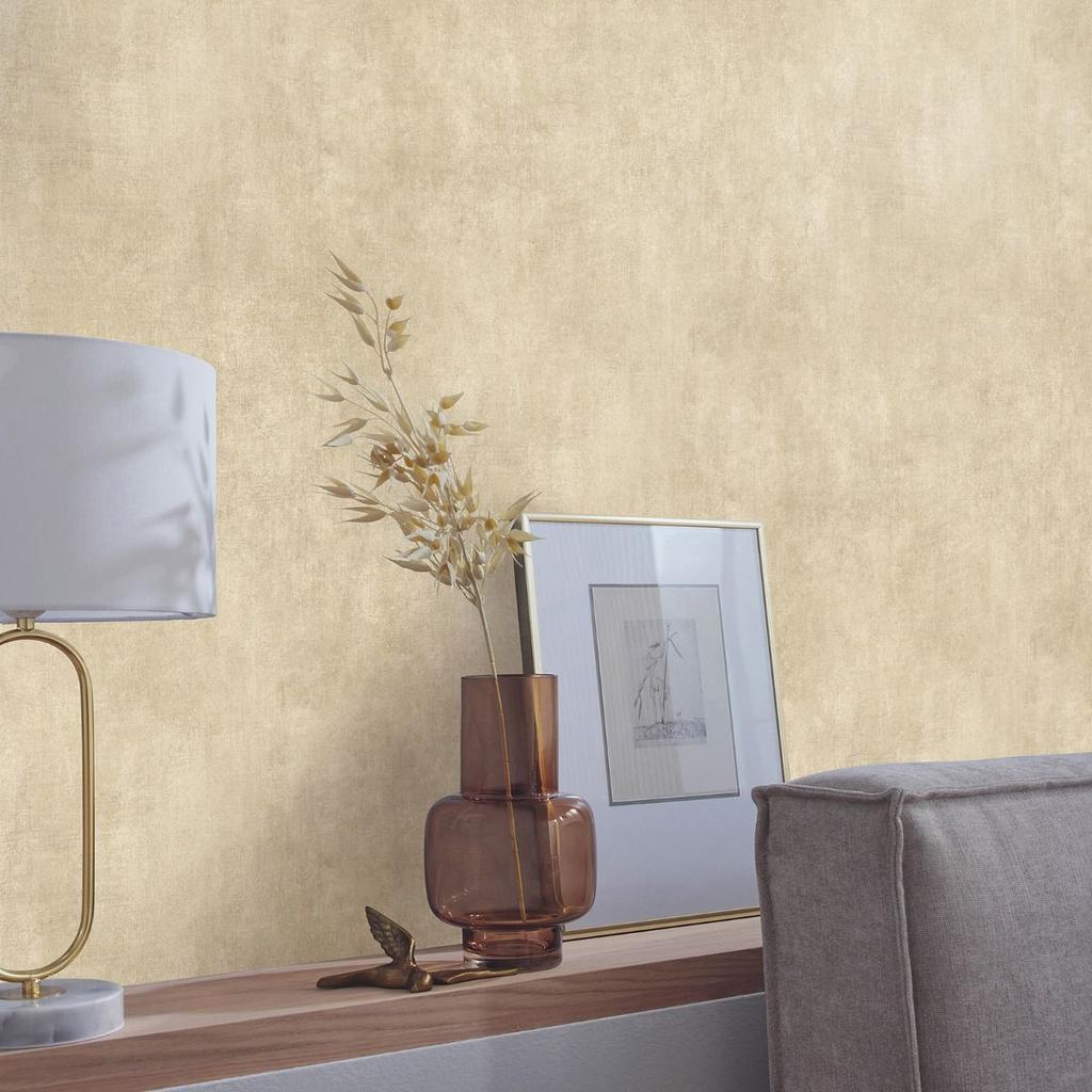 Elle Decoration Luxury Concrete Vinyl Textured Wallpaper