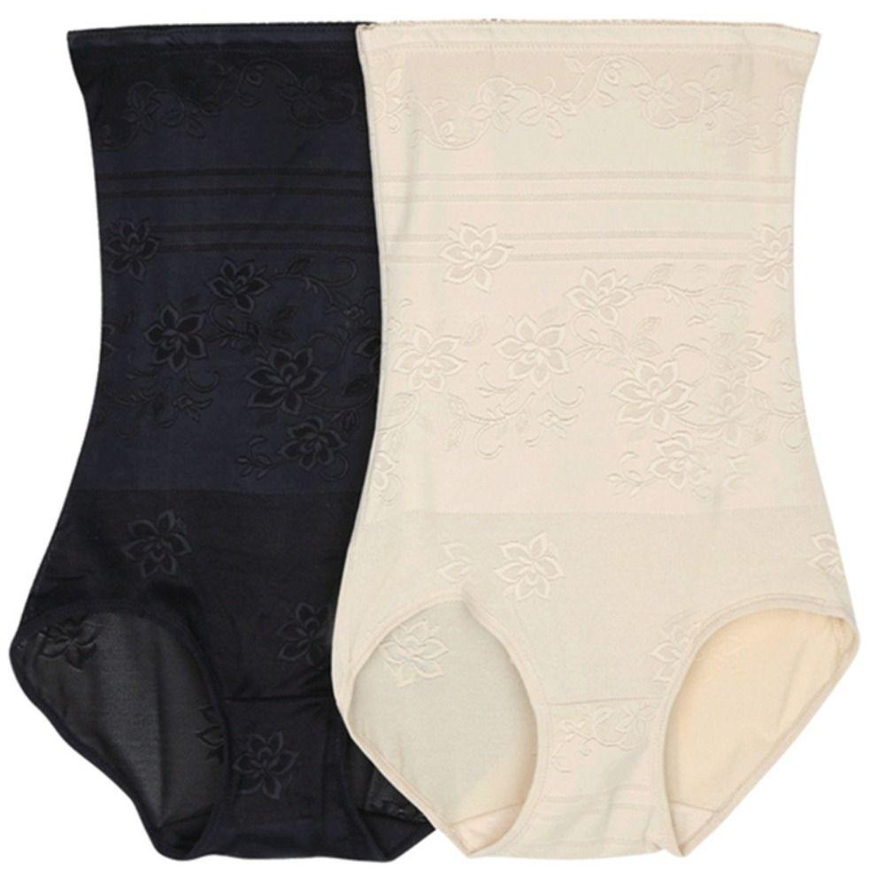 Mesh Flower Butt Lifter Briefs High Waist Seamless Panties Underpants Postpartum Body Shaper  Lady