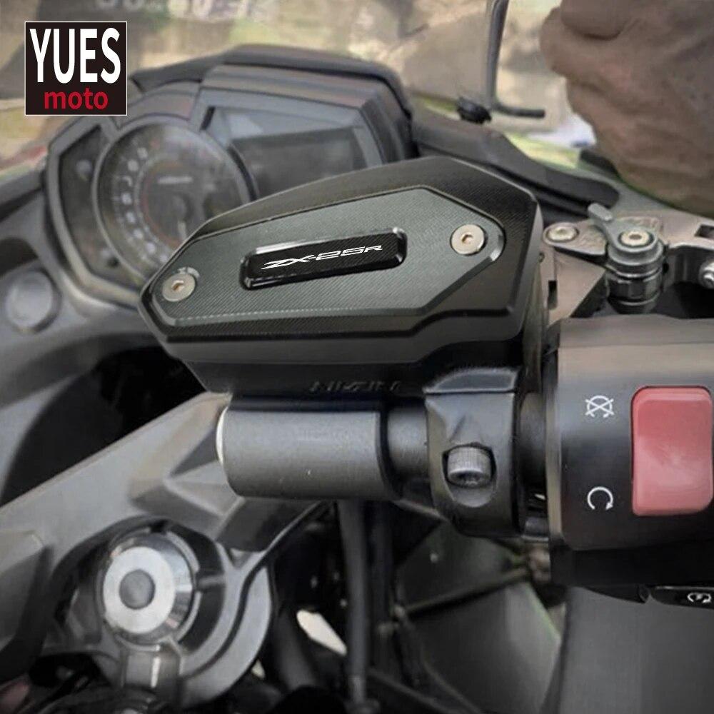 Motocyklové příslušenství CNC Přední a zadní válec brzdové kapaliny Hlavní kryt víčka nádržky pro Kawasaki ZX25R ZX 25R