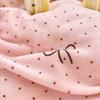 Thickened Milk Fleece Printing Four-Piece Set, Fleece Warm Coral Fleece Skin-Friendly Student Dormitory