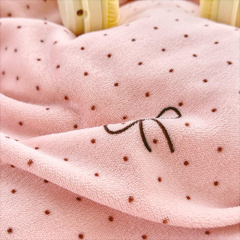 Thickened Milk Fleece Printing Four-Piece Set, Fleece Warm Coral Fleece Skin-Friendly Student Dormitory