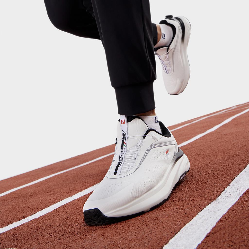 FILA Boa Nuvole 2 Slip-On Minimalist Versatile Fashion Durable Breathable Low-Top Running Shoes Men sneaker White A12M431111FBW