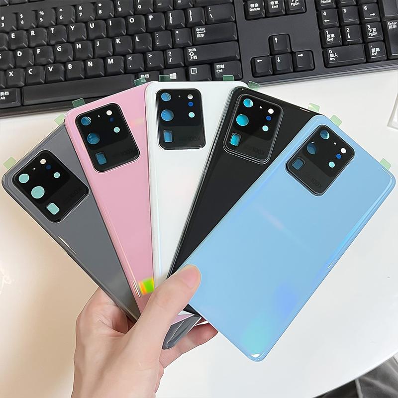 Glass Housing Back Cover Cases For SAMSUNG Galaxy S20 Ultra S20Ultra Phone Rear Battery Door Phone Cover Back Cover Tools