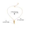 Yori Creativity Stainless Steel Fish Chic Pendant Necklace 18K PVD Plated High Quality Charm Stylish Golden Jewelry