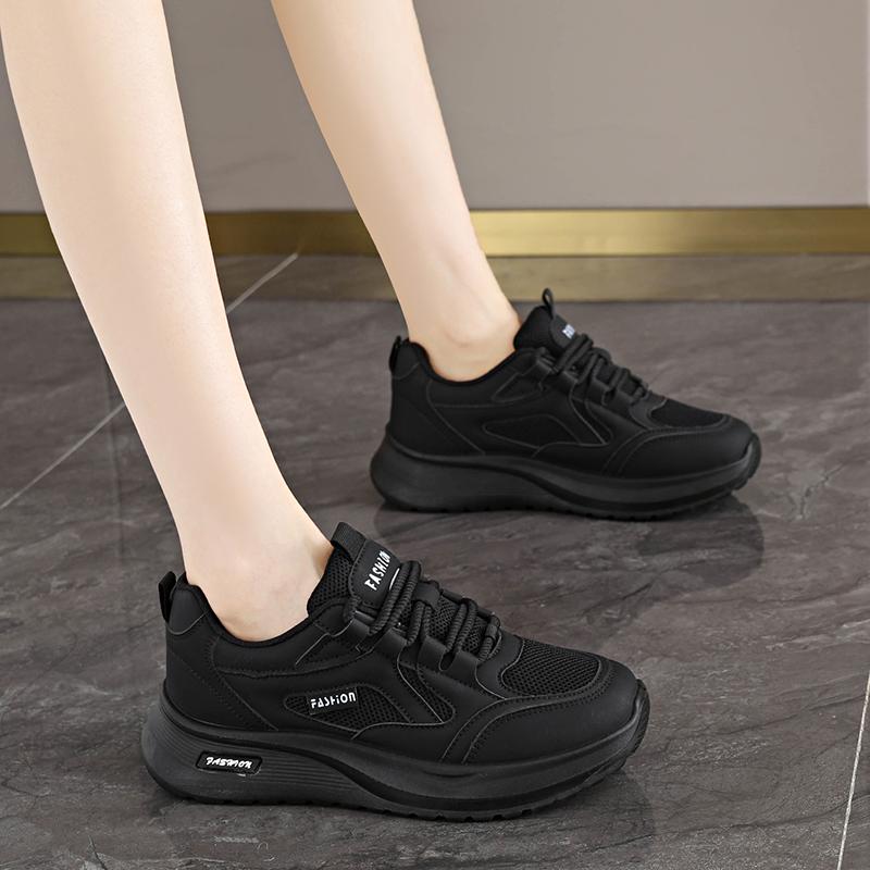 CRLAYDK Women's Mesh Sneakers Casual Breathable Tennis Lightweight Chunky Shoes Walking Footwear Ladies Sports Trainers