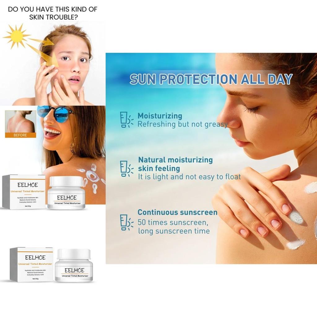 Eelhoe Protective Moisturizing Cream For Body With Soothing Hydration And Sun Defense