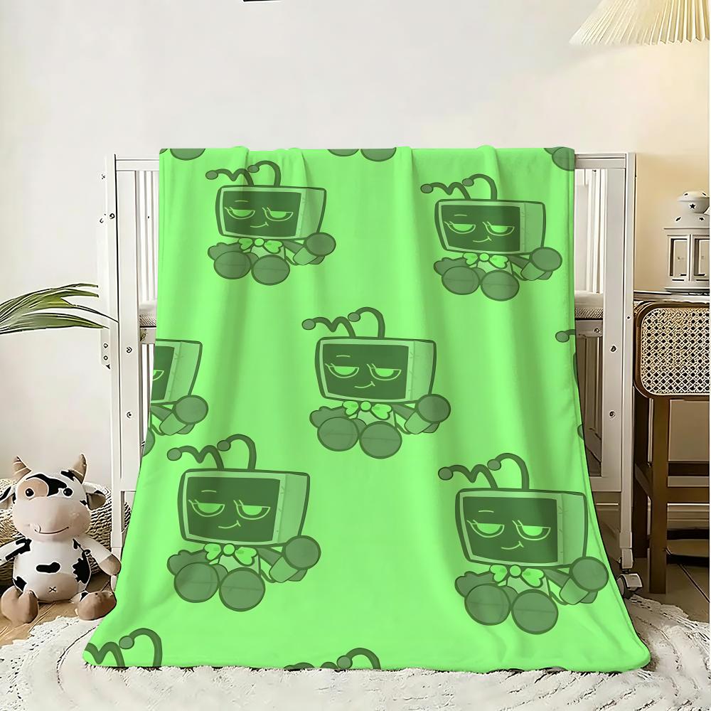 Anine Game D-Dandys World Throw 240G Flannel Blanket Lightweight Soft Skin-Friendly Summer Thin Throw Blanket