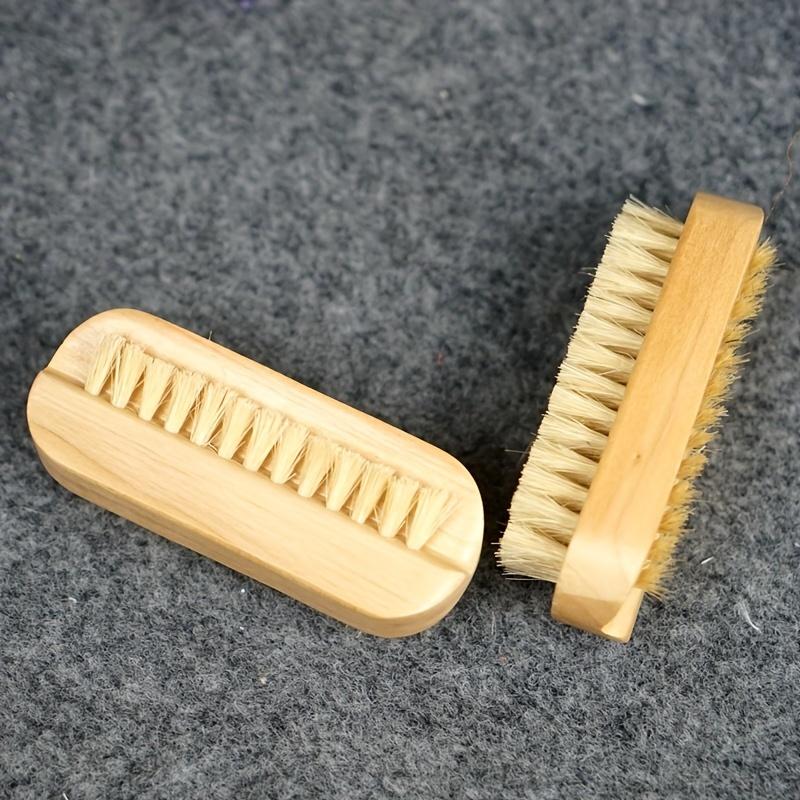 Wooden Nail Brush Two-sided Cleaning Nail Fingernail Brush Nail Scrub Brush for Hand Nails Toes for Hand Nails Toes Multifunctional Cleaning Brush