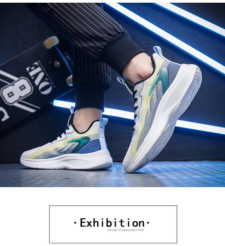 Spring-Summer Men's Plus Size Shock-Absorbing Running Shoes - Super Light and Casual