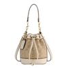 Nuova borsa a secchiello da boutique da donna nuova borsa obliqua retrò alla moda versatile con coulisse borsa a mano