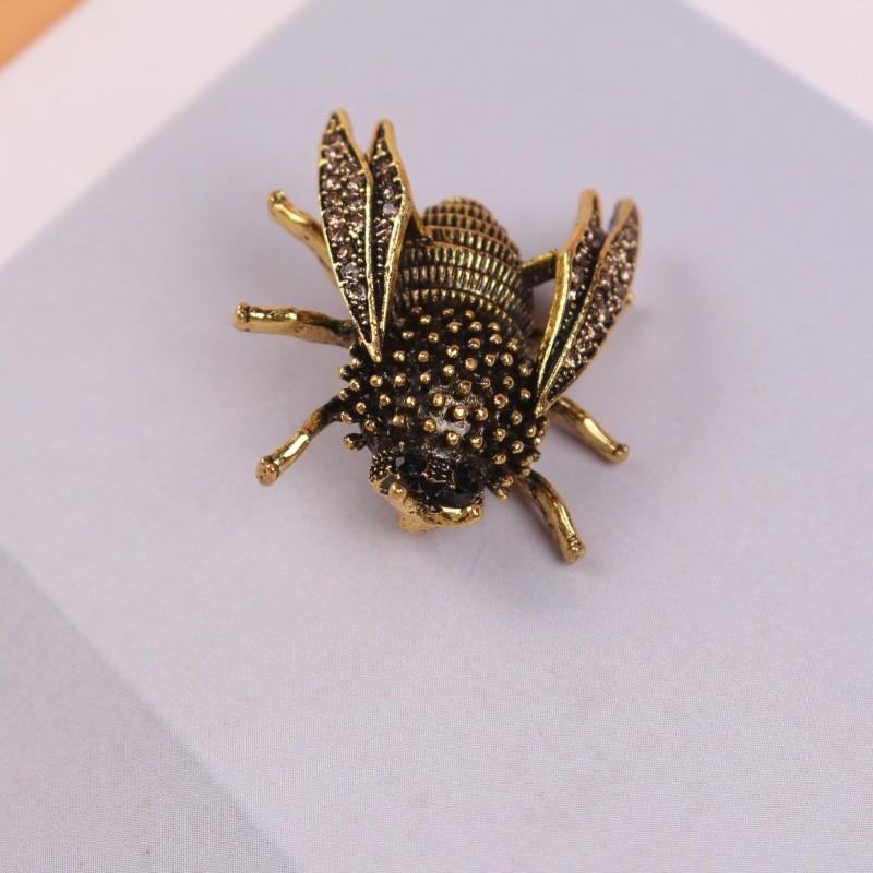 Spilla a Spilla Animale Insetto per Donna in Lega Placcata Oro Accessorio Vintage Elegante