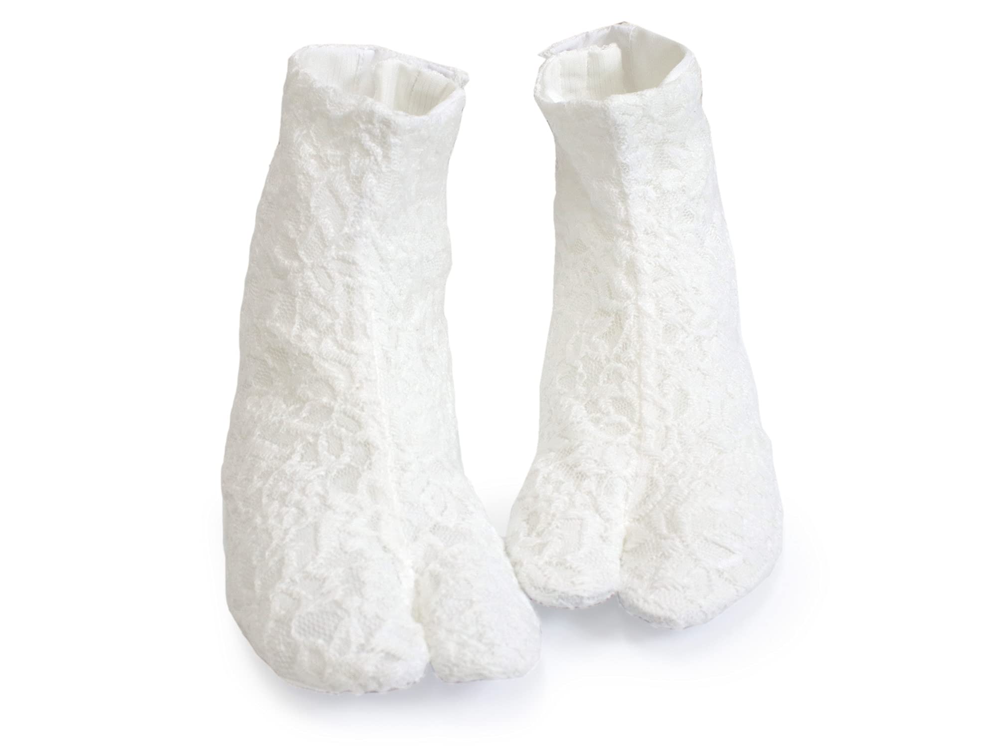 

Кружевные таби Белые 4 штуки Кохадзэ Сделано в Японии S Прохладное прикосновение Впитывающие пот Быстросохнущие Кружевные таби Белые Таби Летнее Кимоно Юката Японская одежда белый