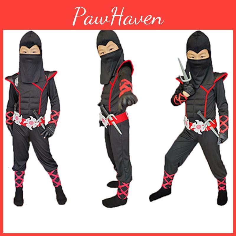 Stunning Ninjago Cosplay Costume For Kids Boys Assassin Carnival Party Fun