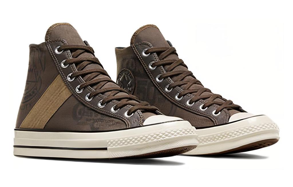Chuck 70 Converse Leather Overlay High 'Engine Smoke' A07123C