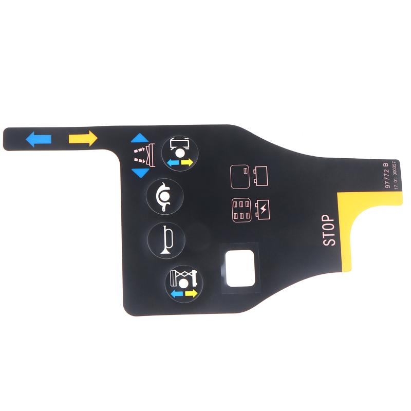97772 97772Gt Decal For Genie Sciccor Lift Aerial Work Platform Controller Panel Four-Button Stickers Aerial Lift Parts