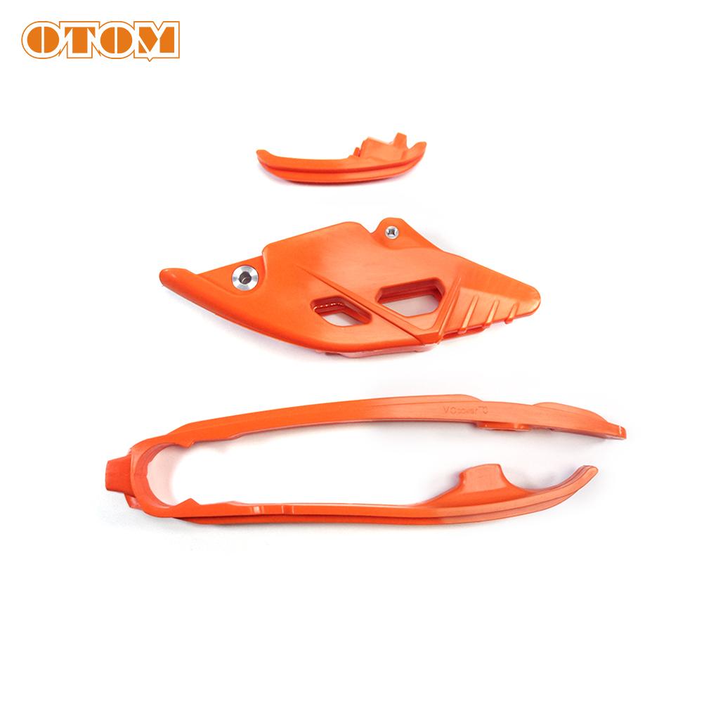 OTOM Motorcycle Swingarm Chain Slider Kit+Chain Guard Guide For KTM HUSQVARNA GASGAS SX SXF XC XCF EXC-F FC FE MC ECF 2023-2024