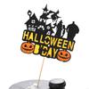 8Pcs Eerie Witches Spirit Bat Spiders Paper Cake Inserts Safe For Halloweens Themed Dessert Cup Cake Decorations
