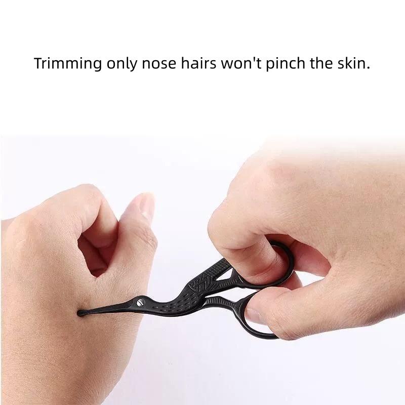 Facial Hair Grooming Scissors for Men Women, Eyebrow, Nose Hair, Mustache, Beard, Eyelashes, Ear Trimming