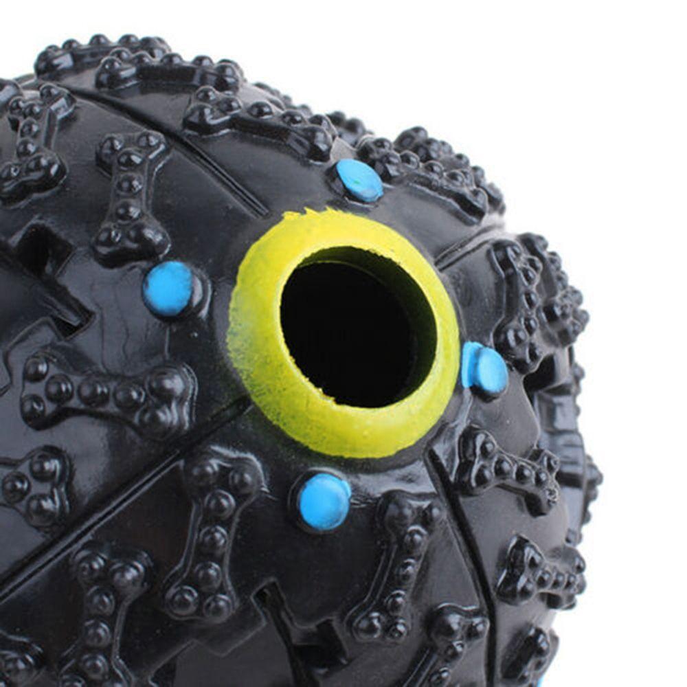 Slow Dispensing Squeaking Ball for Puppy Pet Food Dispenser Dog Feeder Dog Chew Toy Pet Puzzle Toys