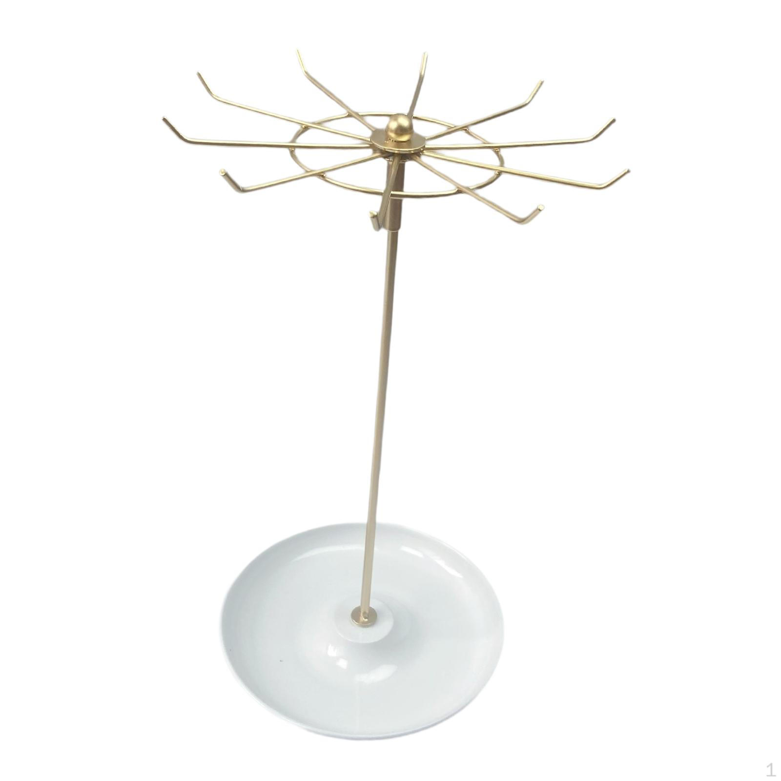 

Органайзер для ювелирных изделий, держатель для ожерелий и сережек, вращающаяся подставка для золотой