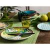 Jídelní servis - TOGNANA - JUNGLE - 18 kusů - Porcelán a kamenina - Vhodné do myčky nádobí