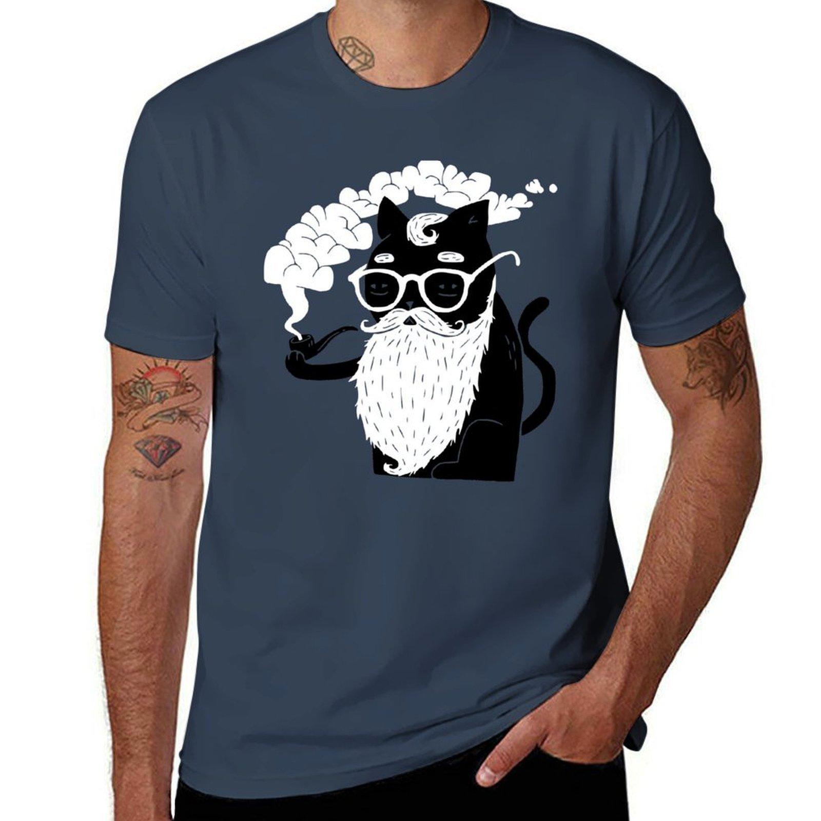 Whiskers And Pipe TShirt Outdoor Activity Sports TShirt S