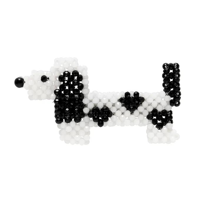 Heart Puppy Hairclip (Black)