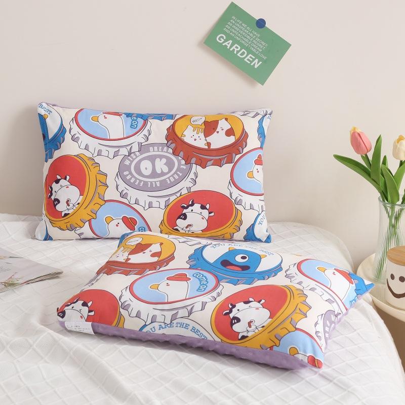 Class A Full Cotton Doudou Velvet Cartoon Small Pillow Kindergarten Students and Children Doudou Pillow Core Cervical Vertebrae Pillow Can Be Removed