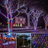 Solar Outdoor Lights LED Fairy Garland Copper Wire Light for Christmas Party Waterproof String Lights Garden Wedding Decorations