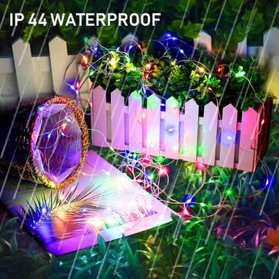8 Modes LED Solar Light Outdoor Lamp String Lights for Holiday Christmas Party Waterproof Fairy Lights Garden Garland