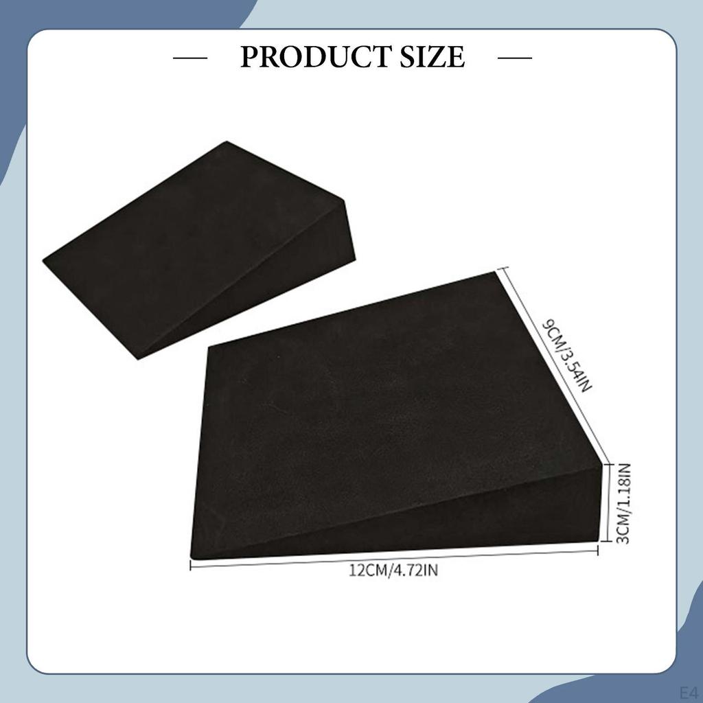 2 Pieces Squat Wedge Block Slant Board Calf Stretcher for Strength