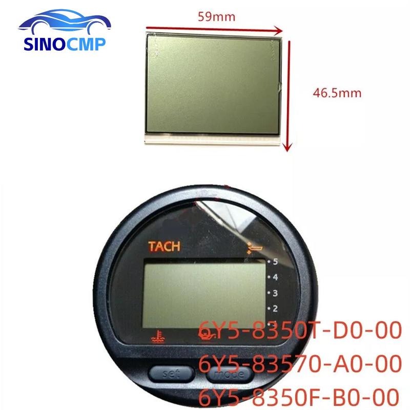 6Y5-8350T-D0-00 LCD Display For Yamaha Boat Digital TACH Gauge Speedometer Tachometer Fuel Temp