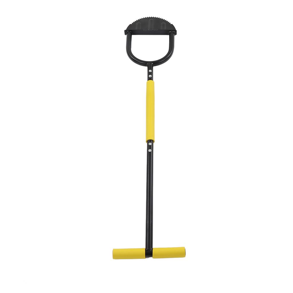 Manual Lawn Edger Steel Structure Saw Tooth Blade T Handle Sponge Cover Wide Pedal Garden Trimming