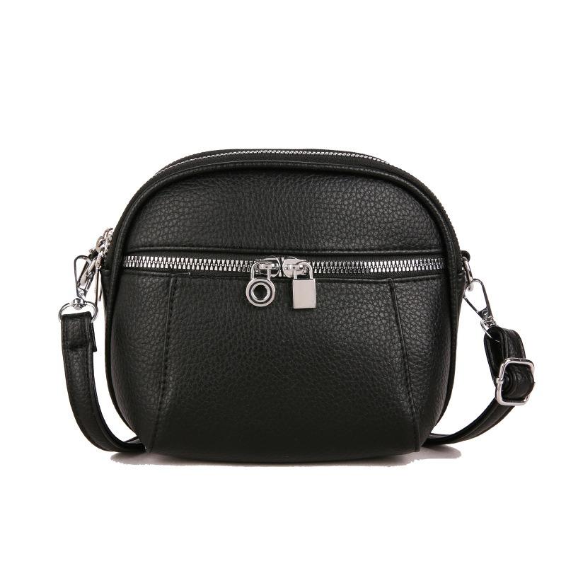 

A Multi-layered Crossbody Bag for Daily Use, A Large-capacity High-end Commuter Small Crossbody Bag чёрный