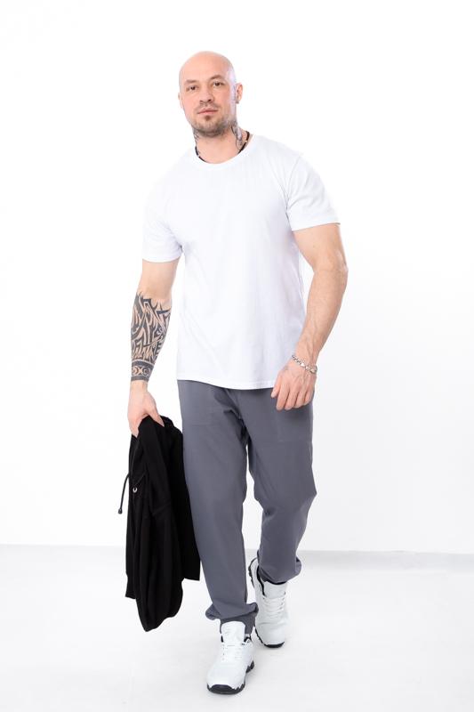 Men’s Double-Knit Active Pants – Adjustable Drawstring Waist & Comfortable Fit, Any Season, 8338-057-2 HC