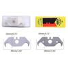 10 Pcs Heavy Duty Steel Hook Bladesfor Cutting Cardboard Leather Linoleum Rope Soft Metal for Trim Various Materials