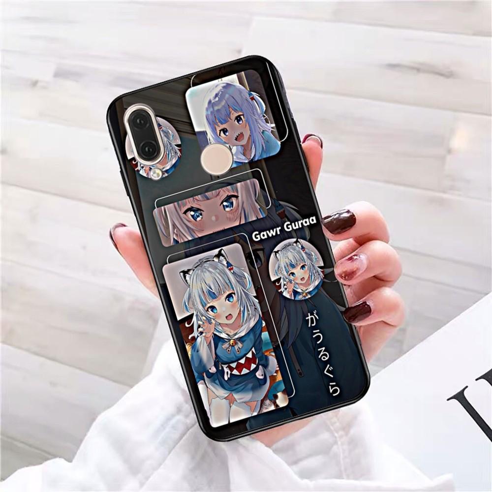 Gawr Gura Phone Case For Redmi 5 6 7 8 9 10 plus pro 6 7 8 9 A GO K20 K30 K40 pro plus F3 Fundas