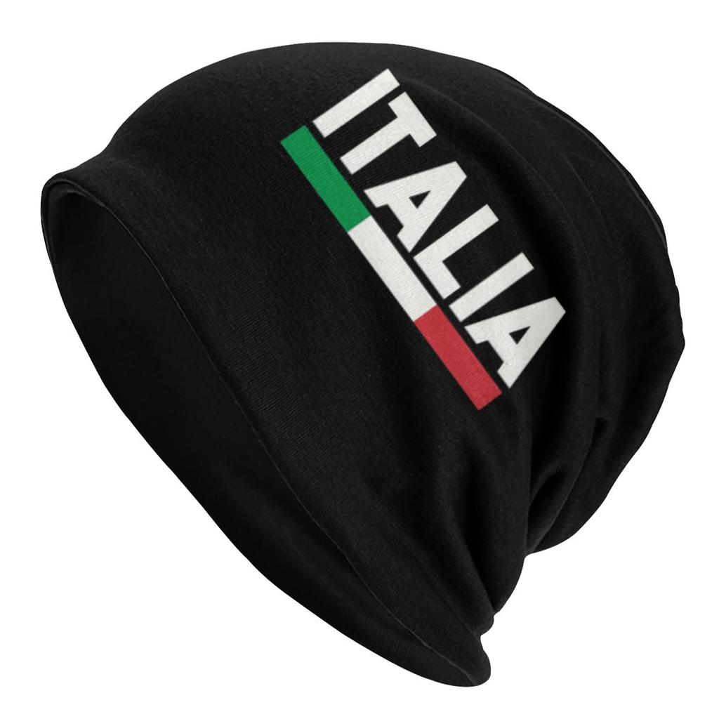 Italien Flagge Mützen Unisex Damen Unisex Outdoor Winter Warm Strickmütze Erwachsene Italien Katar Slouch Mützen