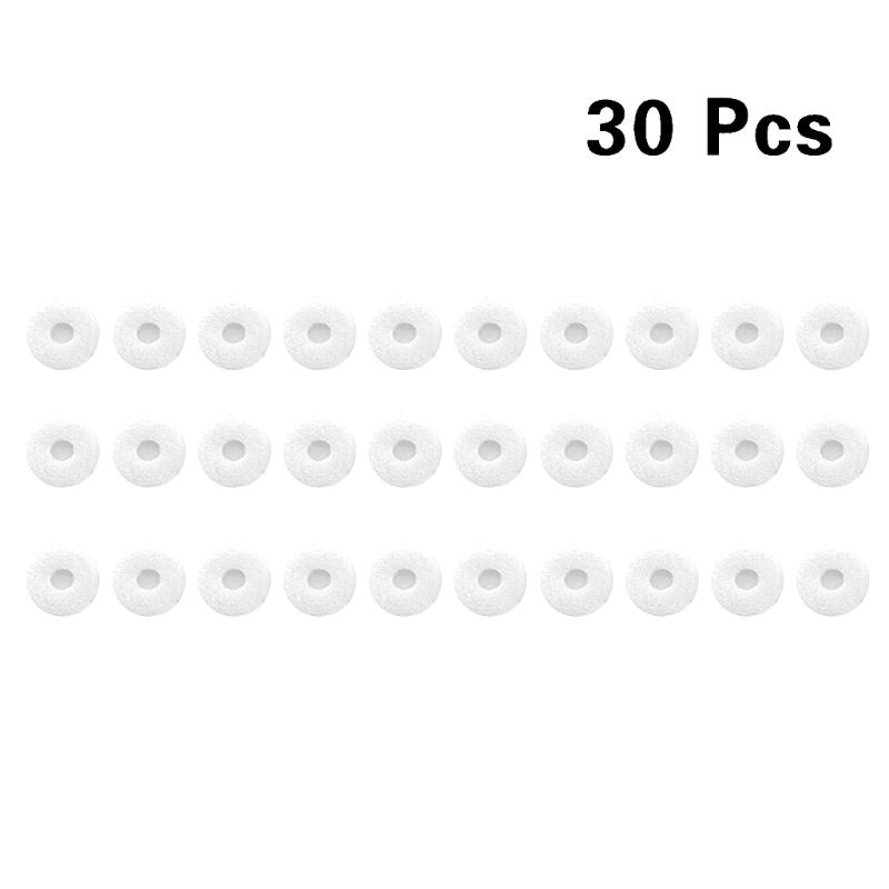 30Pcs/set 15mm Headphone Filters Dustproof for Earphone Filter Earphone Protective Filters Sponge Ear Pad Cushion
