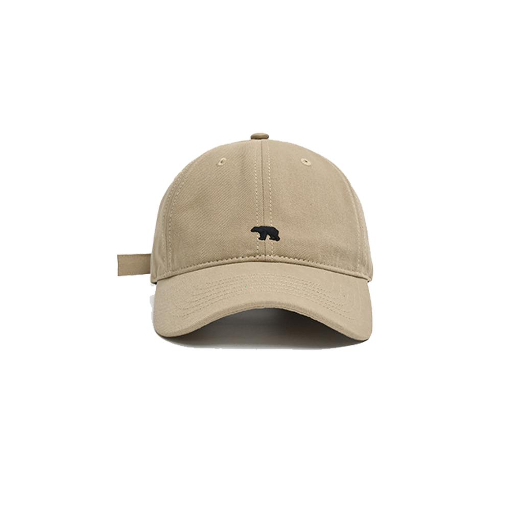 Modische Baseballkappe für Damen und Herren Stickerei Eisbär Hip Hop Snapback Caps Baumwolle Sonnenhüte Unisex Einfarbig Schirmmützen