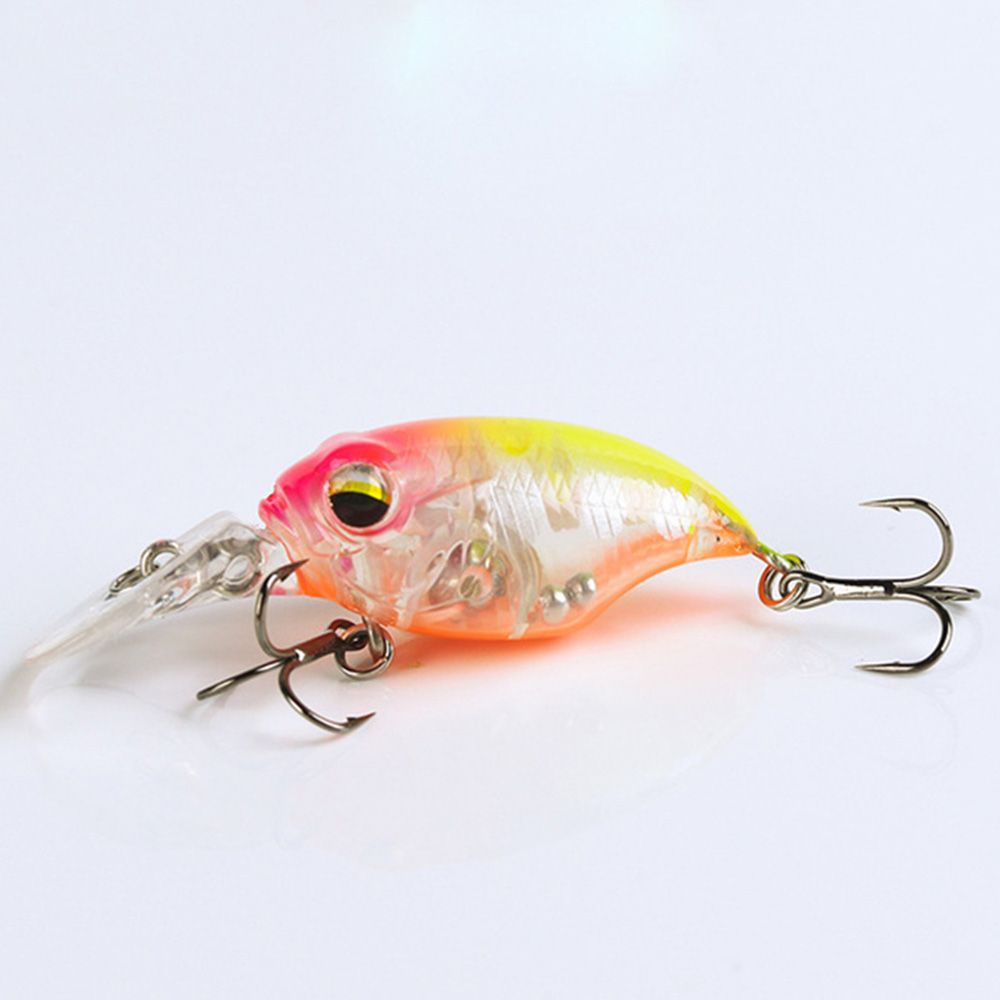 Luya Accessories 38mm/6g Fishing Tackle Crankbait Floating Lure Crank Bait Swimbait