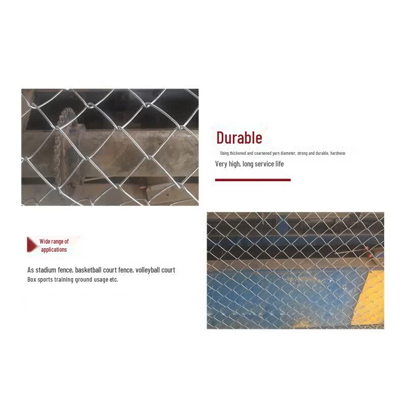 Galvanized Steel Chain Link Fence Mesh